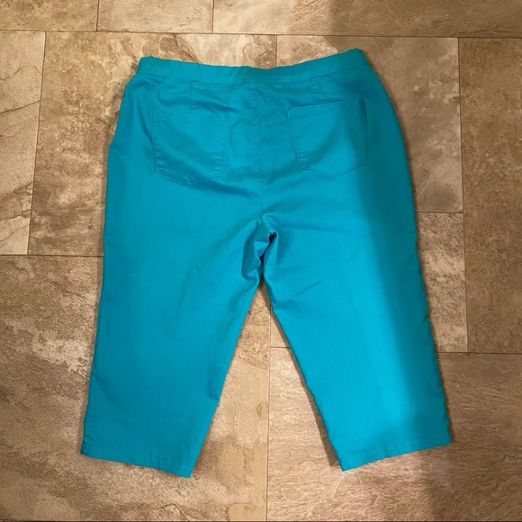 Denim & Co Elastic Waist Capri Pants - Picture 3 of 6